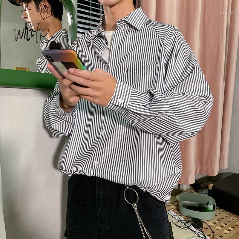Men's Casual Shirts QIWN Autumn Striped Loose Shirt Long Sleeve For Men Mens Dress Longsleeve, Black
Men's Casual Shirts QIWN Autumn Striped Loose Shirt Long Sleeve For Men Mens Dress Longsleeve, Black