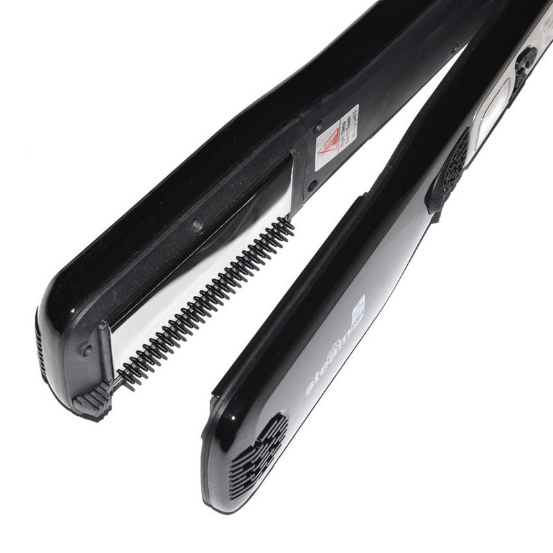 Drop Steam Hair Straightener Brush Professional Electric Straightening Comb Ceramic Flat Iron Styling Tool 220623