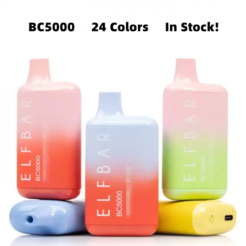 Elfbars BC5000 Disposable E cigarette wholesale 24 colors 650mAh Rechargeable Battery 13ml 5000puffs elux legend geek bar pro bang xxl solo escobar air lux elfbar
Elfbars BC5000 Disposable E cigarette wholesale 24 colors 650mAh Rechargeable Battery 13ml 5000puffs elux legend geek bar pro bang xxl solo escobar air lux elfbar