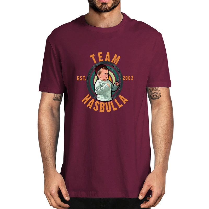 Cotton Team 100% Est.2003 Hasbulla Hasbullah Smile Classic Summer Mens Novelty Tshirt Women Casual Streetwear Hipste Tee 22052