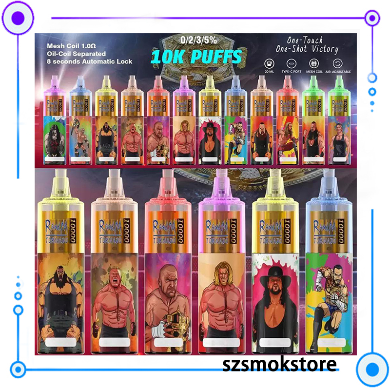 Original RandM Tornado 10000 Puffs Disposable Vape Pen E Cigarette With Rechargeable Battery Airflow Control Mesh Coil 20ml Prefilled Pod 10K Big Vapor Kit
Original RandM Tornado 10000 Puffs Disposable Vape Pen E Cigarette With Rechargeable Battery Airflow Control Mesh Coil 20ml Prefilled Pod 10K Big Vapor Kit