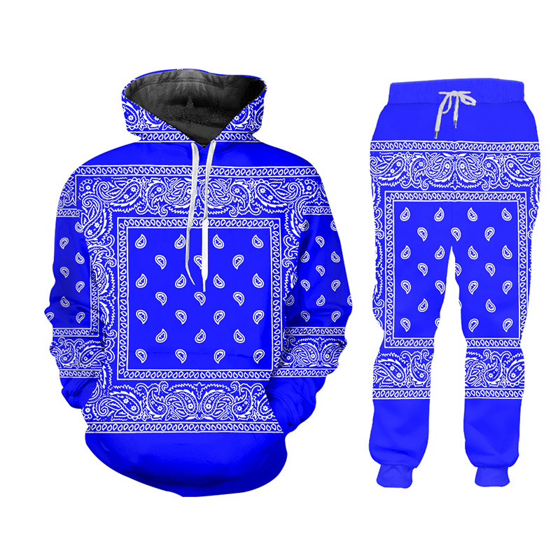 New 3D Printing Bandana Fashion Men Women Tracksuits Crewneck Hoodies+pants Plus Size -6XL Harajuku003, Colorful
New 3D Printing Bandana Fashion Men Women Tracksuits Crewneck Hoodies+pants Plus Size -6XL Harajuku003, Colorful