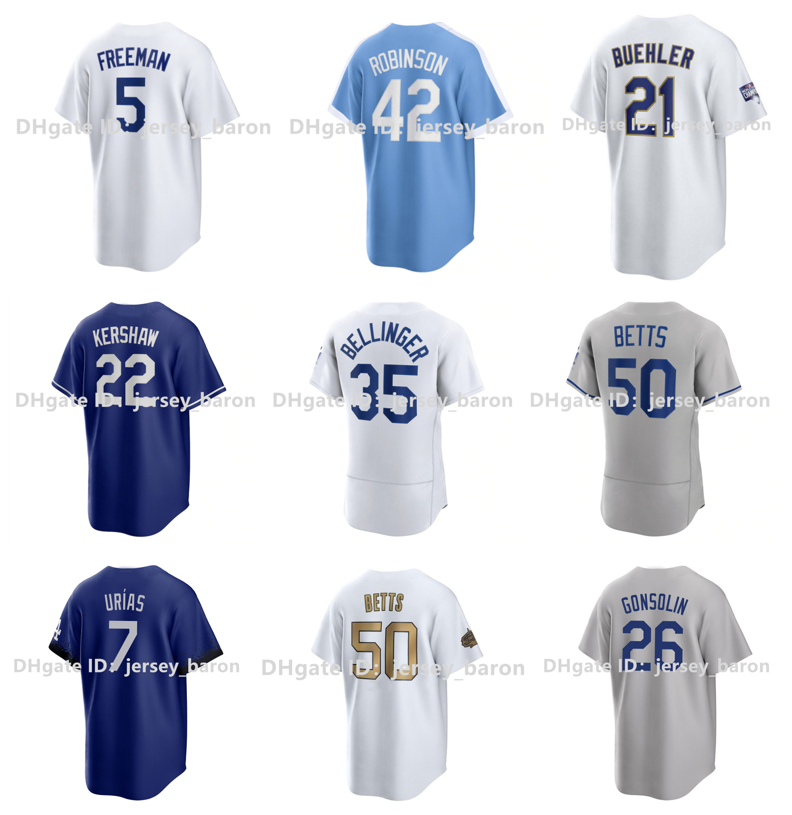 Mookie Betts Baseball Jersey Julio Urias 2022 All Star Dodgers Clayton Kershaw Freddie Freeman Tony Gonsolin Cody Bellinger Gavin Lux Trea Turner Muncy Smith, Men size s-4xl
Mookie Betts Baseball Jersey Julio Urias 2022 All Star Dodgers Clayton Kershaw Freddie Freeman Tony Gonsolin Cody Bellinger Gavin Lux Trea Turner Muncy Smith, Men size s-4xl