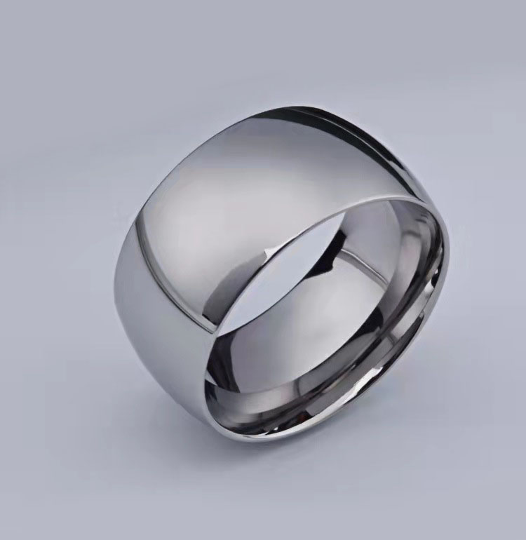Top Quality Titainum Steel Band Ring Cool Stainless Steel Finger Rings for Men Jewelry Christmas Gift for Boyfriend Husband Jewelry Gift