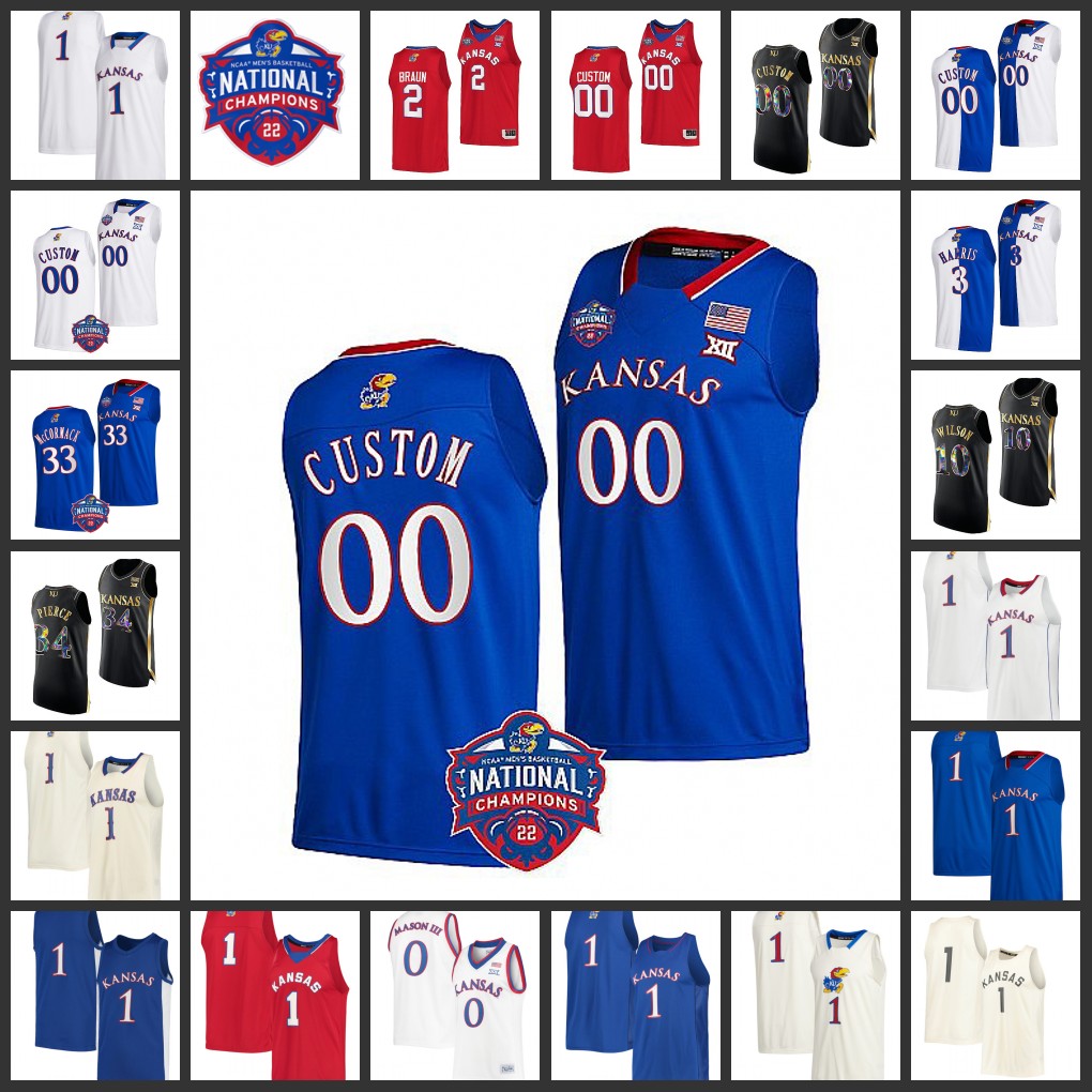 33 David McCormack Basketball Jerseys NCAA Custom KU Kansas Jayhawks Stitched Ochai Agbaji Jersey 10 Jalen Wilson 3 Dajuan Harris 2 Christian Braun Jersey College, Full blue
33 David McCormack Basketball Jerseys NCAA Custom KU Kansas Jayhawks Stitched Ochai Agbaji Jersey 10 Jalen Wilson 3 Dajuan Harris 2 Christian Braun Jersey College, Full blue