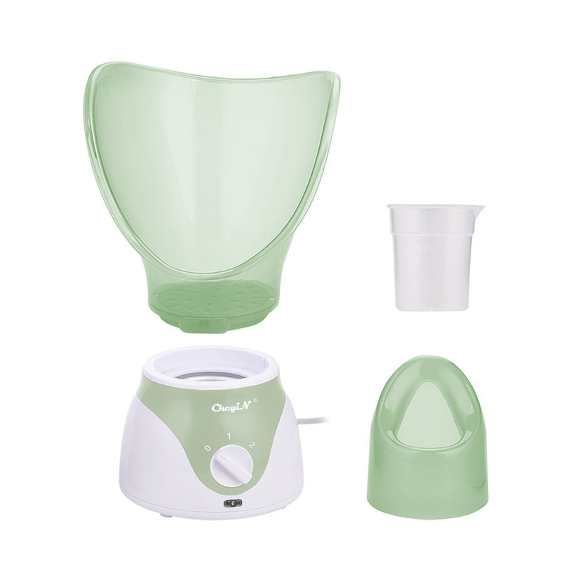 CkeyiN Face Steamer Beauty Sauna Spa Home Steamer Warm Mist Humidifier Atomizer Nano Sprayer Moisturizing Unclogs Pores 220711