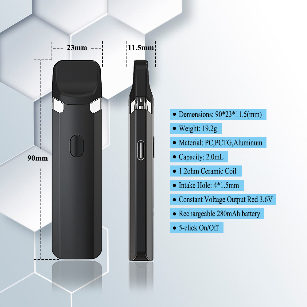 2gram rechargeable empty vape pen e cigarettes disposable preheat button constant voltage vaporizer tank custom logo starter kits
2gram rechargeable empty vape pen e cigarettes disposable preheat button constant voltage vaporizer tank custom logo starter kits
