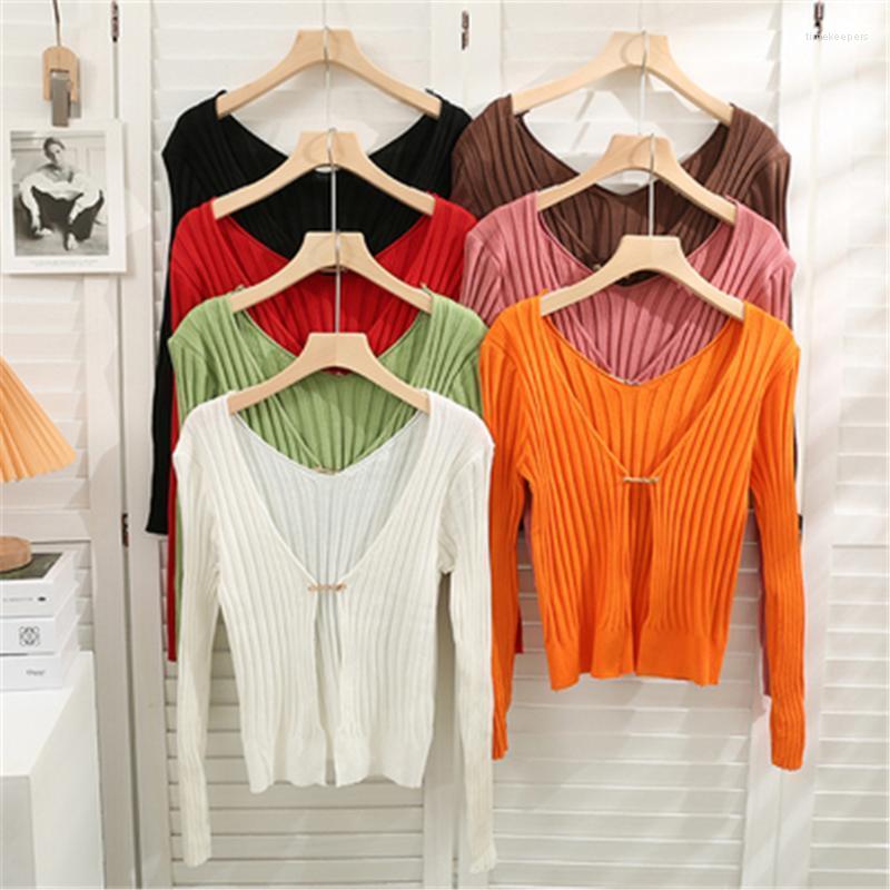 Women's Knits & Tees Fashion Candy Color Solid Casual Knitting Cardigan Woman V Neck Long Sleeves Thin Stripes Top 2022 Summer CardigansWome, Green
Women's Knits & Tees Fashion Candy Color Solid Casual Knitting Cardigan Woman V Neck Long Sleeves Thin Stripes Top 2022 Summer CardigansWome, Green