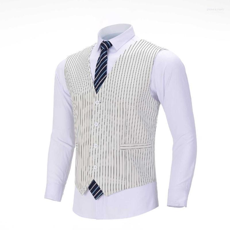 Men' Vests 2022 Pinstripe Vest White Suit Formal Business Waistcoat Groomsmen Customizable For Wedding Phin22
Men' Vests 2022 Pinstripe Vest White Suit Formal Business Waistcoat Groomsmen Customizable For Wedding Phin22