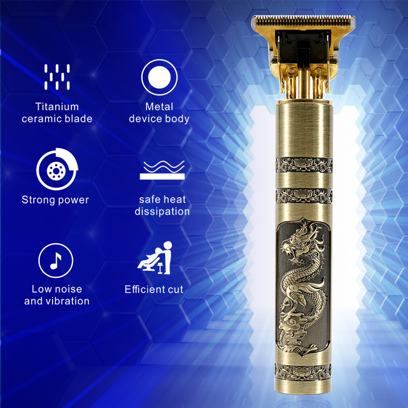 Professional Barber Hair Clipper Rechargeable Electric Finish Cutting Machine Beard Trimmer Shaver Cordless Corded 220623