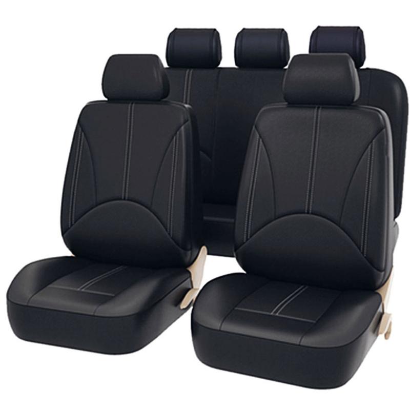 Car Seat Covers 9Pcs Black Universal Leather Set Cushion 5 Seats Full Protector Cover ProtectorCar
Car Seat Covers 9Pcs Black Universal Leather Set Cushion 5 Seats Full Protector Cover ProtectorCar
