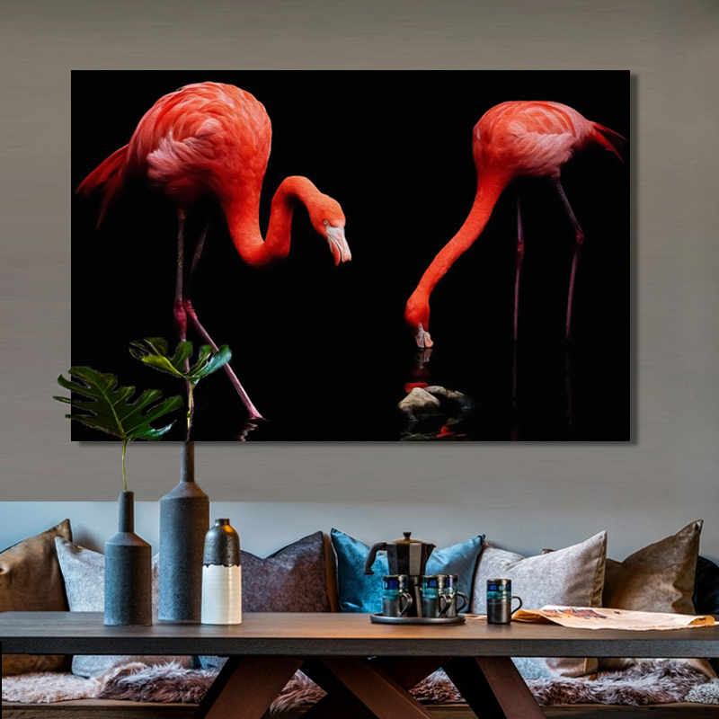 Modern Animal Oil Painting Posters and Prints Wall Art Canvas Painting Flamingos Lover Pictures for Living Room Decor No Frame
Modern Animal Oil Painting Posters and Prints Wall Art Canvas Painting Flamingos Lover Pictures for Living Room Decor No Frame