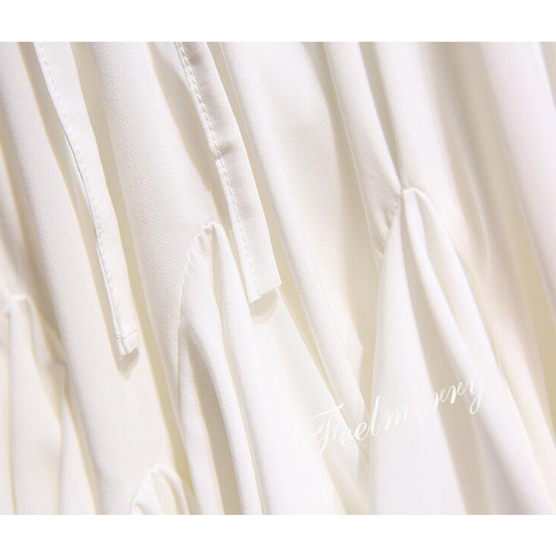 Surmiitro White Black Chiffon Summer Shorts Skirt Women Fashion Korean High Waist Tutu Pleated Mini Aesthetic Female 220322