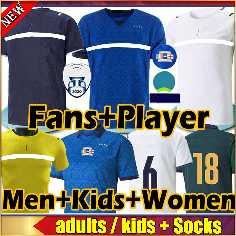 2021 2022 Ital INSIGNE Soccer Jerseys adults / kids + Socks final BARELLA 20 21 22 CHIELLINI ULTRAWEAVE Maglie da calcio CHIESA FOOTBALL top thai quality, 2021 home blue +euro patchs
2021 2022 Ital INSIGNE Soccer Jerseys adults / kids + Socks final BARELLA 20 21 22 CHIELLINI ULTRAWEAVE Maglie da calcio CHIESA FOOTBALL top thai quality, 2021 home blue +euro patchs