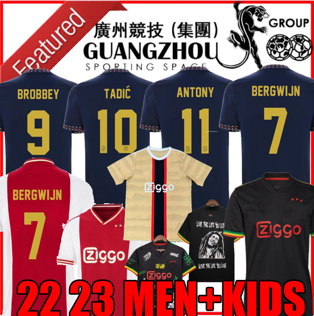 21 22 23 Bob Marley AJAXS Soccer Jerseys BASSEY player version TADIC football shirts BERGHUIS Third BROBBEY Kit BLIND KLAASSEN BERGWIJN 2022 2023 men kids set uniform, 22 23 away kids 
21 22 23 Bob Marley AJAXS Soccer Jerseys BASSEY player version TADIC football shirts BERGHUIS Third BROBBEY Kit BLIND KLAASSEN BERGWIJN 2022 2023 men kids set uniform, 22 23 away kids