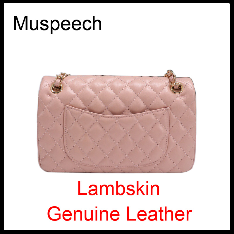 Women's bag Lambskin Real Leather Chain Shoulder Bag Clutch Flap Totes Bags Wallet Double Letters Solid Hasp Waist Square Stripes Women Handbags Pink, Red-silver buckle
Women's bag Lambskin Real Leather Chain Shoulder Bag Clutch Flap Totes Bags Wallet Double Letters Solid Hasp Waist Square Stripes Women Handbags Pink, Red-silver buckle