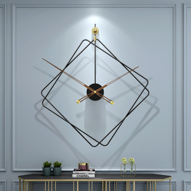 Wall Clocks Home Decoration Large Vintage European Creative Iron Art Living Room Dining Room Restaurant Hall Hotel Hanging Watch