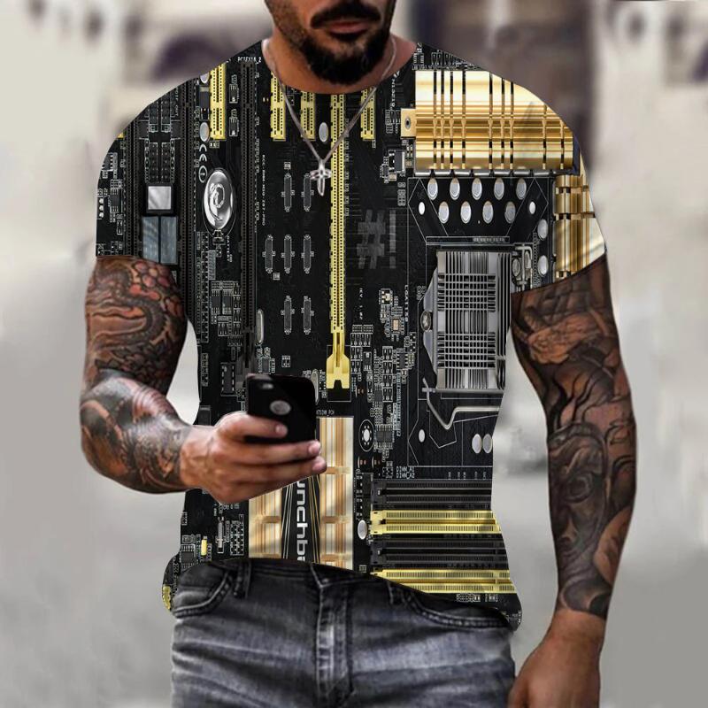 Men's T-Shirts Electronic Chip Hip Hop T Shirt Men Women 3D Machine Printed Oversized T-shirt Harajuku Style Summer Short Sleeve Tee TopsMen, Txzx15
Men's T-Shirts Electronic Chip Hip Hop T Shirt Men Women 3D Machine Printed Oversized T-shirt Harajuku Style Summer Short Sleeve Tee TopsMen, Txzx15
