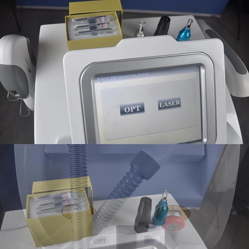2 in 1 Tattoo Removal Hair Removal Machine Elight ipl opt rf and Yag Laser Device