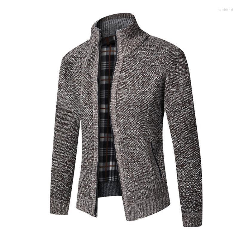 Men's Wool & Blends Zogaa 2022 Winter Sweater Jacket Plus Velvet Thick Coat Stand-up Collar Cardigan Kend22
Men's Wool & Blends Zogaa 2022 Winter Sweater Jacket Plus Velvet Thick Coat Stand-up Collar Cardigan Kend22