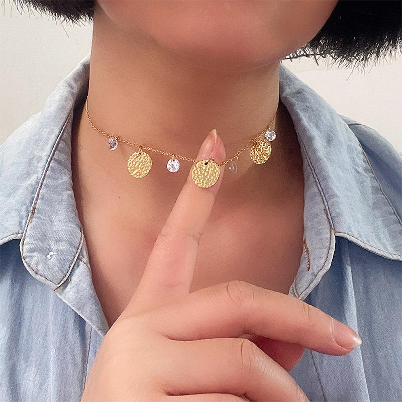 Chains Fashion Pearl Necklace Stainless Steel Geometric Shiny Zircon Double Layer Pendant Clavicle Chain For Women Jewelry GiftChains
Chains Fashion Pearl Necklace Stainless Steel Geometric Shiny Zircon Double Layer Pendant Clavicle Chain For Women Jewelry GiftChains