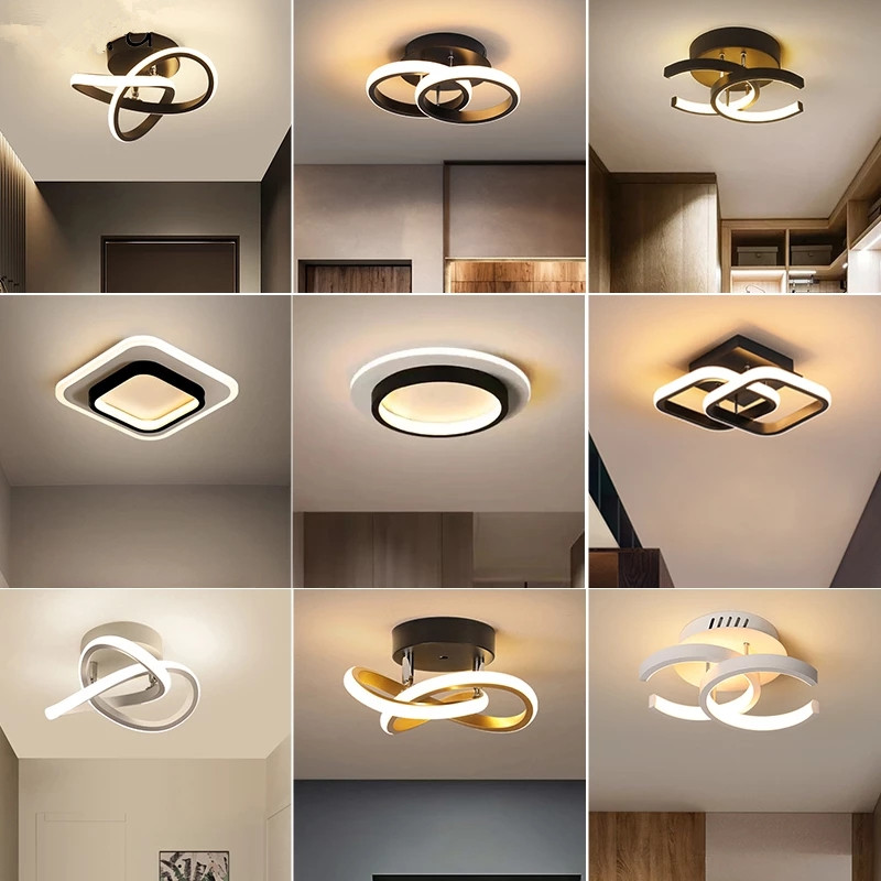 Modern LED Aisle Ceiling Lights Home Fixtures Led Surface Mounted White/Black Lamp for Bedroom Living Room Corridor Balcony Stairs Entrance Indoor Lighting
Modern LED Aisle Ceiling Lights Home Fixtures Led Surface Mounted White/Black Lamp for Bedroom Living Room Corridor Balcony Stairs Entrance Indoor Lighting