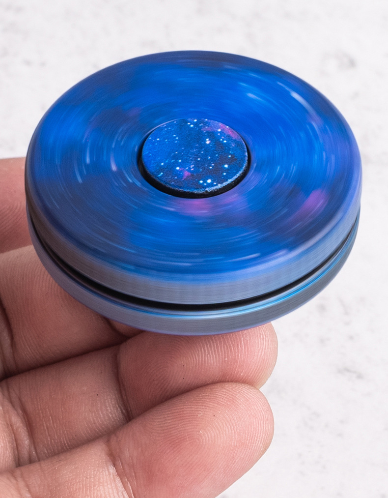 Fidget Toys New Pipago Pop Coin Gyroscope Hand Push Star Sky Fingertip Gyroscope Creative Decompression Toy