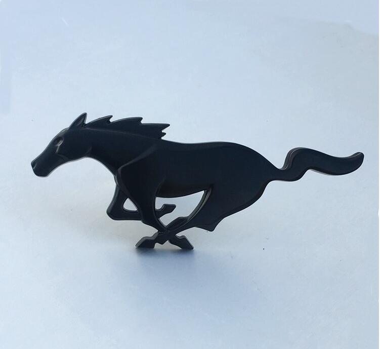 3D Horse Logo Metal Car Auto Front Hood Grille Emblem Car Sticker For Ford Universal