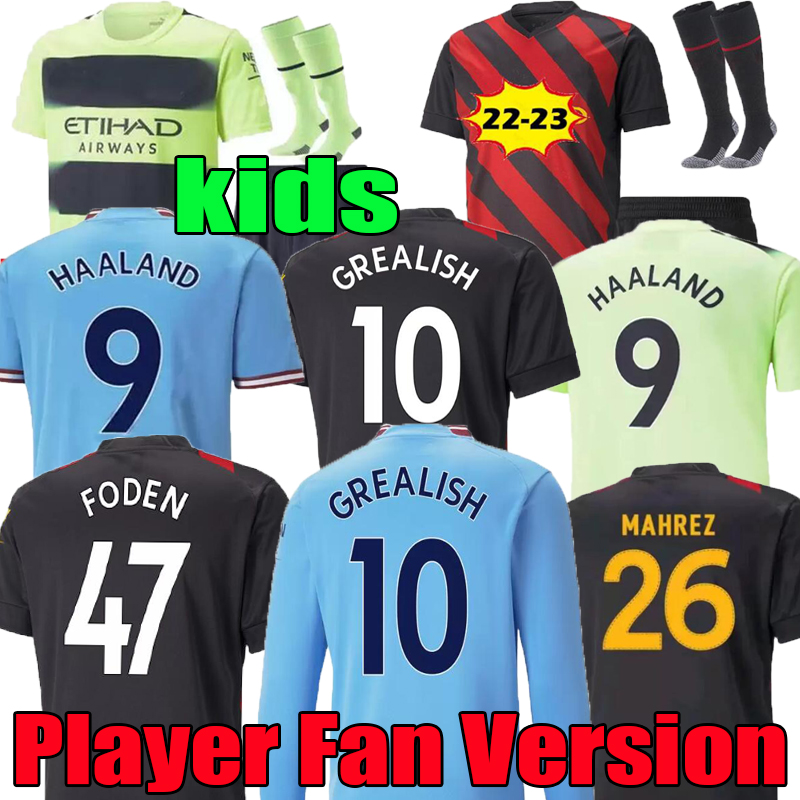 22 23 Manchester home away HAALAND PHILLIPS soccer jersey DE BRUYNE 2022 2023 third City GREALISH STERLING G. JESUS FERRAN MAHREZ foden player fans men kids
22 23 Manchester home away HAALAND PHILLIPS soccer jersey DE BRUYNE 2022 2023 third City GREALISH STERLING G. JESUS FERRAN MAHREZ foden player fans men kids