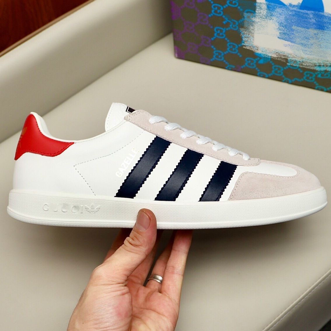 Designer Men Women Casual Shoes Gazelle Sneakers Canvas Shoes Patchwork Trefoil embossing Collaboration Size 35-45, As picture
Designer Men Women Casual Shoes Gazelle Sneakers Canvas Shoes Patchwork Trefoil embossing Collaboration Size 35-45, As picture