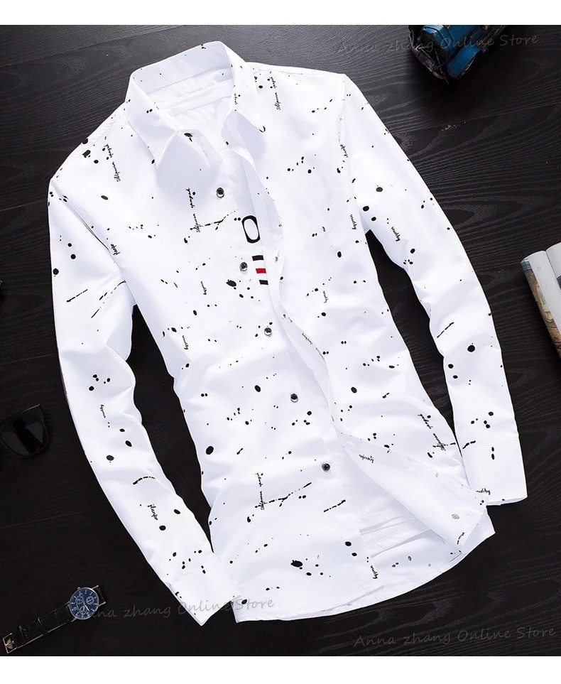 Man blouse High Quality Wholesale Autumn Spring Summer Selling Men's Fashion Casual Work Shirts 220322