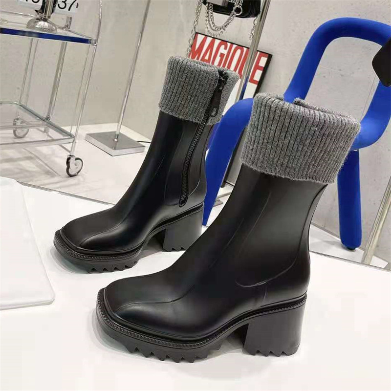 Runway High Heels Rain Boots Women Square Toe PVC Rain Shoes Woman Brown Black Walking Waterproof Ankle Boots Women Rain Shoes, Brwon
Runway High Heels Rain Boots Women Square Toe PVC Rain Shoes Woman Brown Black Walking Waterproof Ankle Boots Women Rain Shoes, Brwon