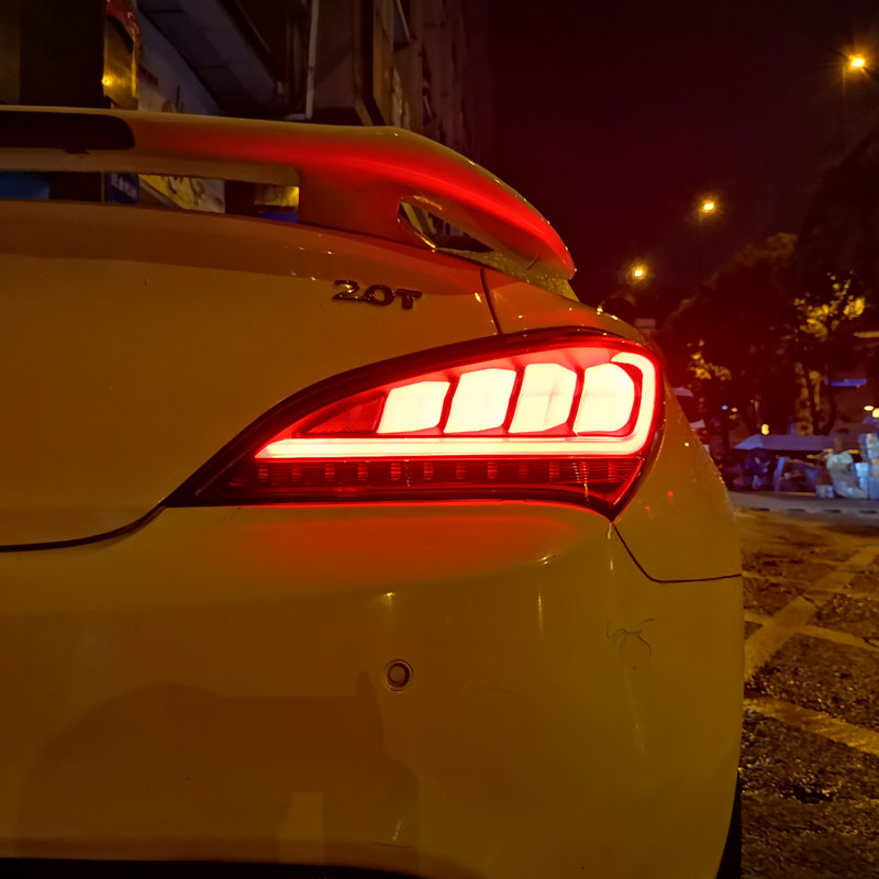 LED Tail Light For Hyundai 2009-2013 Genesis Coupe Rear Lamp Red LED Turn Signal Brake Reversing Lights Assembly