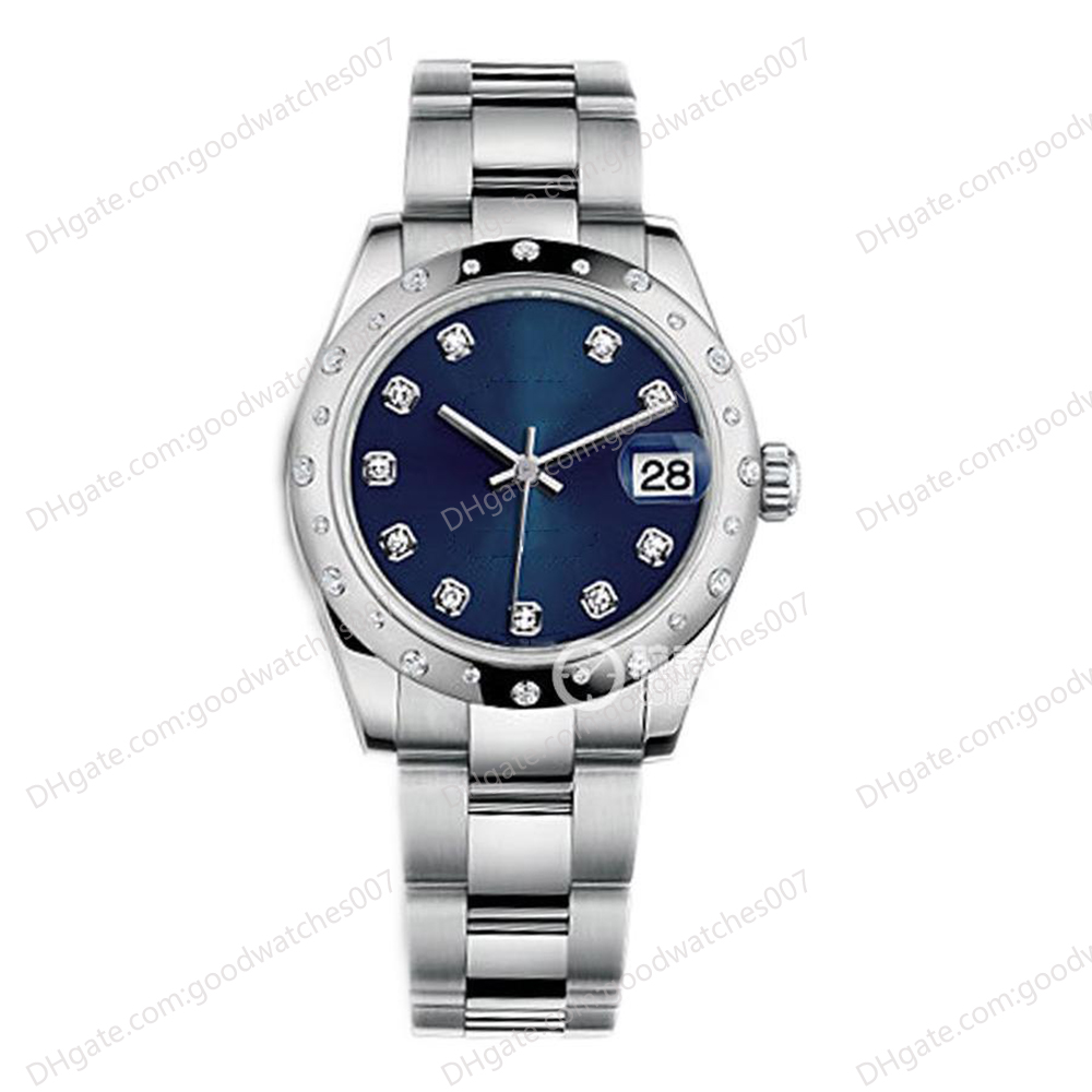 High Quality Asian Watch 2813 Sport Automatic Ladies Watch 31mm Blue Diamond Dial m178344-0029 Watchs Luxury Bezel Stainless Steel Foldover Clasp Watches, Blue1
High Quality Asian Watch 2813 Sport Automatic Ladies Watch 31mm Blue Diamond Dial m178344-0029 Watchs Luxury Bezel Stainless Steel Foldover Clasp Watches, Blue1