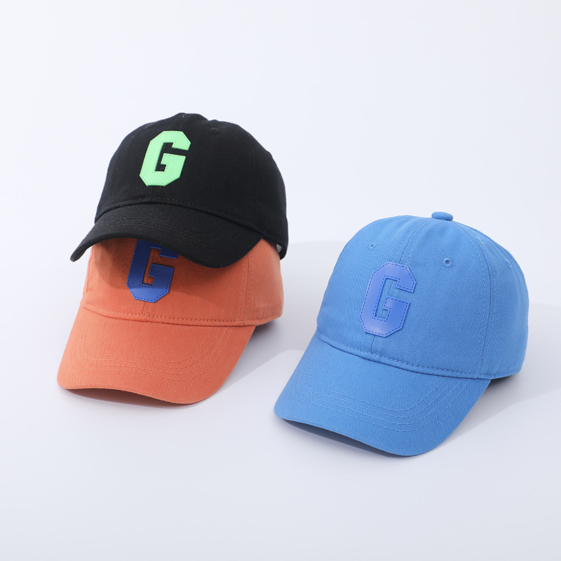Spring Autumn Baby Hat Letter G Baseball Cap for Boy Girl Children Hip Hop Sun Caps Fashion Outdoor Hats 2-6 Years