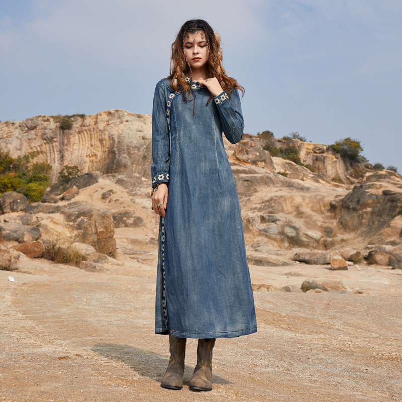 Traditional Chinese Ethnic clothing Vintage Asian clothing Tang suit China Wind Campus costume women's elegant dress