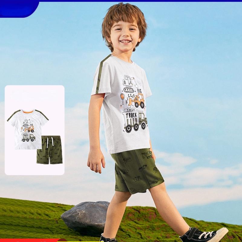 Clothing Sets Summer European And American Style Boys' Cotton Short Sleeved Shorts Set Fashion Printing 2-piece Of Children's Clothe, 221021
Clothing Sets Summer European And American Style Boys' Cotton Short Sleeved Shorts Set Fashion Printing 2-piece Of Children's Clothe, 221021