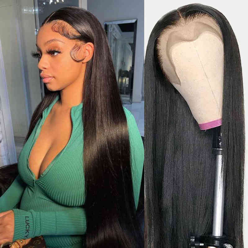 Nxy Hair Wigs Bone Straight Lace Front Full Human for Black Women Brazilian 13x4 13x6 Hd Frontal 220609, 13x6 lace wig
Nxy Hair Wigs Bone Straight Lace Front Full Human for Black Women Brazilian 13x4 13x6 Hd Frontal 220609, 13x6 lace wig