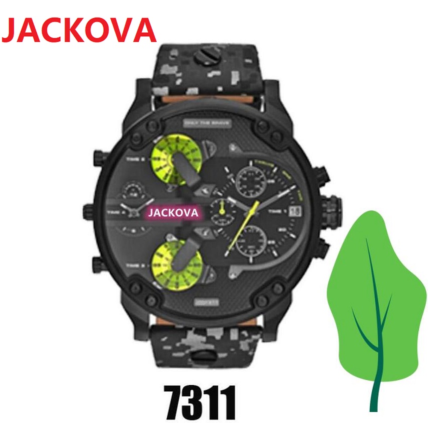 Men Sports Big Dial Watches 50mm Quartz Movement Time Clock Watch Leather Stainless Steel President President atmosphere good week calendar Wristwatches reloj, As pic
Men Sports Big Dial Watches 50mm Quartz Movement Time Clock Watch Leather Stainless Steel President President atmosphere good week calendar Wristwatches reloj, As pic