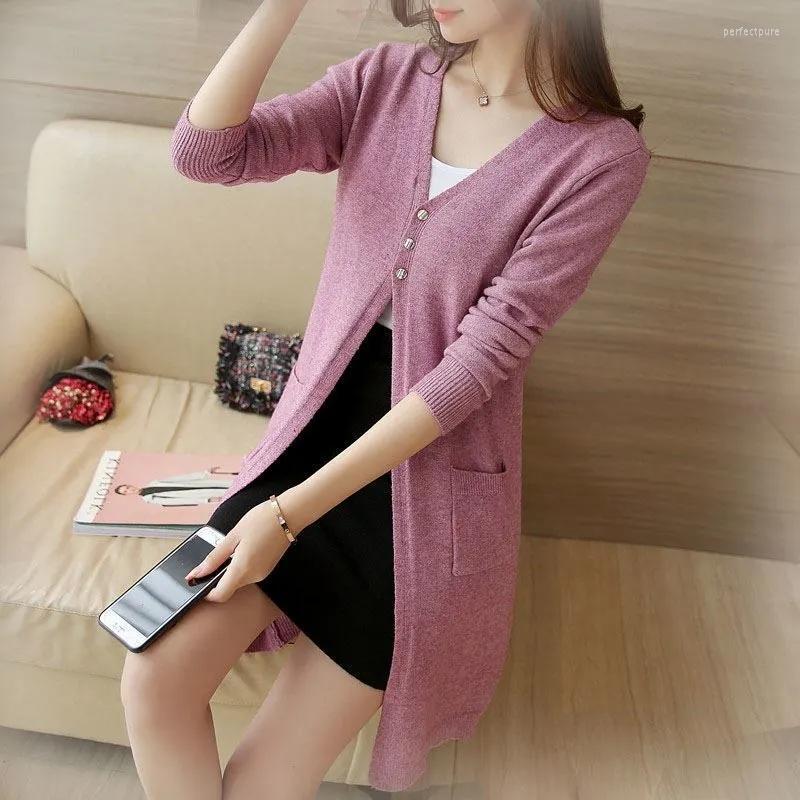 Women' Knits & Tees 2022 Long Cardigan Women Sweater Spring Autumn Sleeve Knitted Femme Jacket Loose Ladies Sweaters Cardigans Perf22, Black
Women' Knits & Tees 2022 Long Cardigan Women Sweater Spring Autumn Sleeve Knitted Femme Jacket Loose Ladies Sweaters Cardigans Perf22, Black