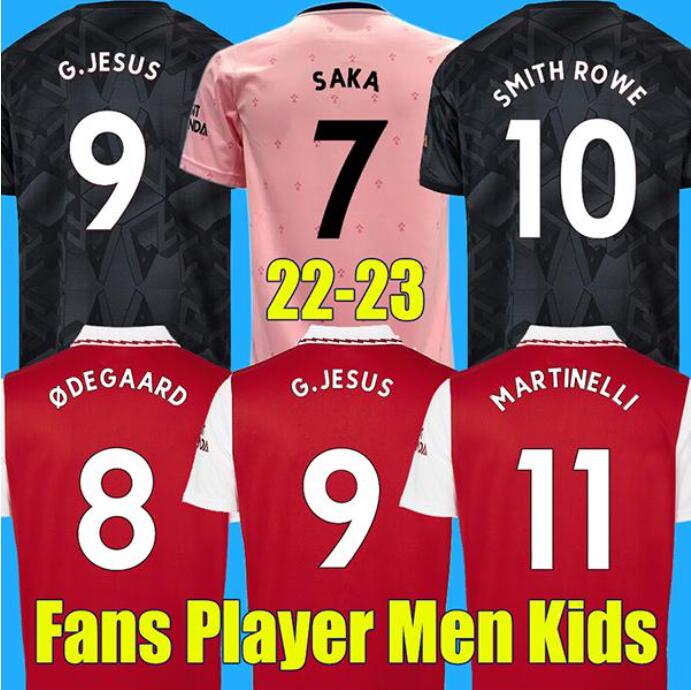 4XL 22 23 SMITH soccer jerseys ROWE PEPE SAKA Fans Player version ODEGAARD THOMAS MARTINELLI TIERNEY 2021 2022 2023 no more red football shirt