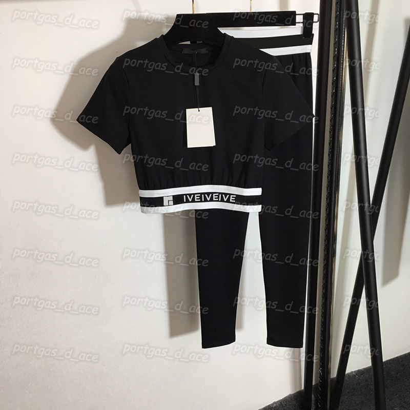 Womens Yoga Outfits Letter Print Sports Tracksuits Black Summer Vest Pants for Women Elastic Slim Leggings, Black with label #20211195
Womens Yoga Outfits Letter Print Sports Tracksuits Black Summer Vest Pants for Women Elastic Slim Leggings, Black with label #20211195
