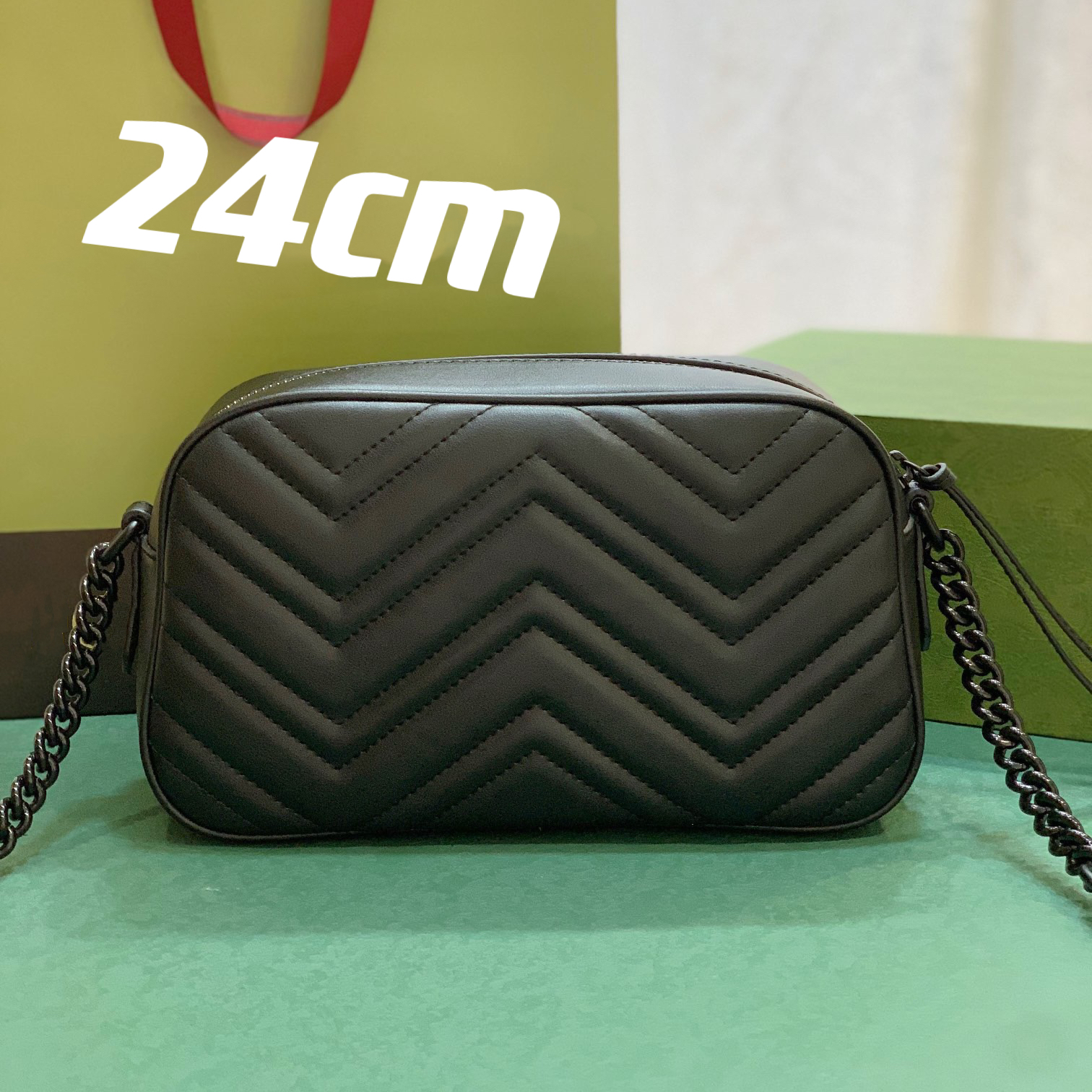 All Black Camera Crossbody Lady Designer Square Flap Shoulder Bags 18cm and 24cm Two Sizes Available
All Black Camera Crossbody Lady Designer Square Flap Shoulder Bags 18cm and 24cm Two Sizes Available