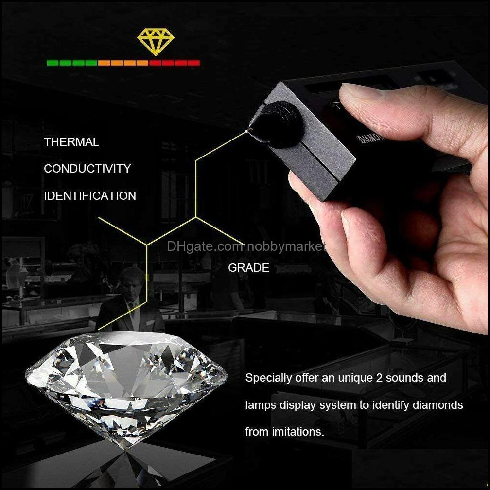 Testers Measurements Jewelry Tools Equipment Portable High Accuracy Professional Diamond Tester Gemstone Selector Ll Jeweler Tool