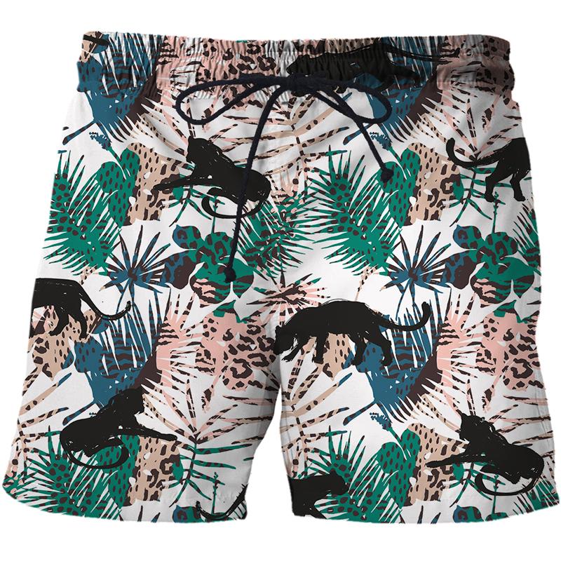 Men's Shorts Est 3D Leopard Print Men Beach Quick Dry Bermuda Surf Swimming Animal Trunks Funny Summer Boxers, White;black
Men's Shorts Est 3D Leopard Print Men Beach Quick Dry Bermuda Surf Swimming Animal Trunks Funny Summer Boxers, White;black