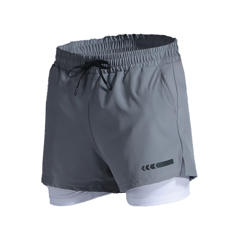 2 in 1 Men s sport Running Shorts Quick Dry Mens Jogging Fitness Racing Soccer Training Track and field Marathon 220518