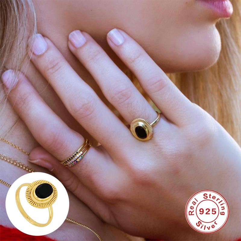 Cluster Rings Aide 925 Sterling Silver Black Zircon Ring Ovals Gemstone For Women Fashion Party Luxury Fine Jewelry 2022 Rock Punk CrystalCl
Cluster Rings Aide 925 Sterling Silver Black Zircon Ring Ovals Gemstone For Women Fashion Party Luxury Fine Jewelry 2022 Rock Punk CrystalCl