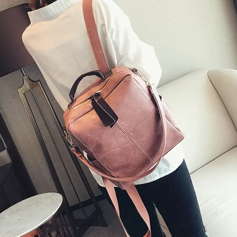waist bagswomens leather backpack for girls female antitheft backpack large capacity briefcase for teens school fashion travel bag m122