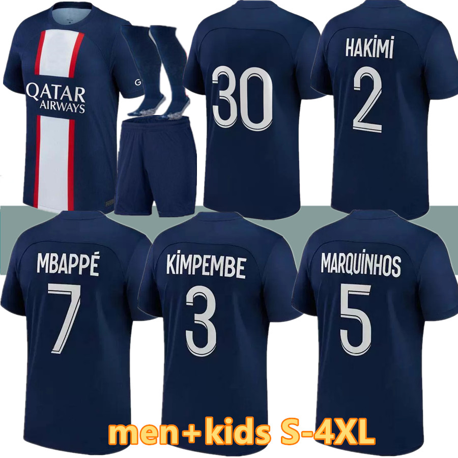 S-4XL adult kids 21 22 23 PSGs MBAPPE soccer jerseys 2021 2022 2023 DI MARIA WIJNALDUM SERGIO RAMOS HAKIMI fourth Maillots football kit ICARDI VERRATTI Champions 10th, 21-22 home
S-4XL adult kids 21 22 23 PSGs MBAPPE soccer jerseys 2021 2022 2023 DI MARIA WIJNALDUM SERGIO RAMOS HAKIMI fourth Maillots football kit ICARDI VERRATTI Champions 10th, 21-22 home