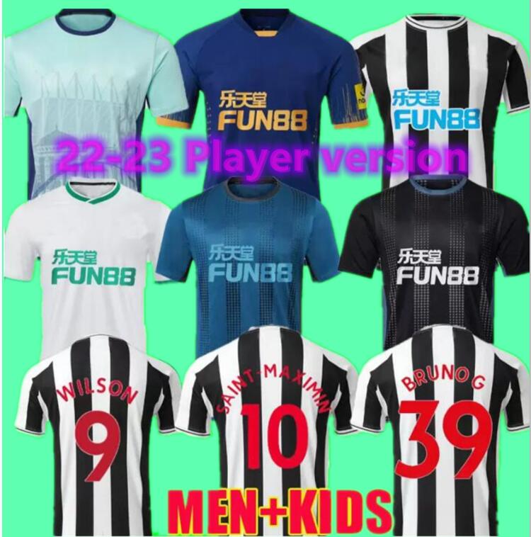 22 23 Newcastl e Soccer Jersey WILSON SAINT-MAXIMIN BRUNO G. 2022 2023 Botman Targett TRIPPIER Joelinton SHELVEY united Pre-Match nufc Football Shirt Kids WOOD TARG, Away kids
22 23 Newcastl e Soccer Jersey WILSON SAINT-MAXIMIN BRUNO G. 2022 2023 Botman Targett TRIPPIER Joelinton SHELVEY united Pre-Match nufc Football Shirt Kids WOOD TARG, Away kids